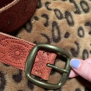 Y2K AEO Embossed Leather Belt A1020867 Ariat Men main image 4
